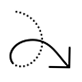 Arrow pointing to solutions